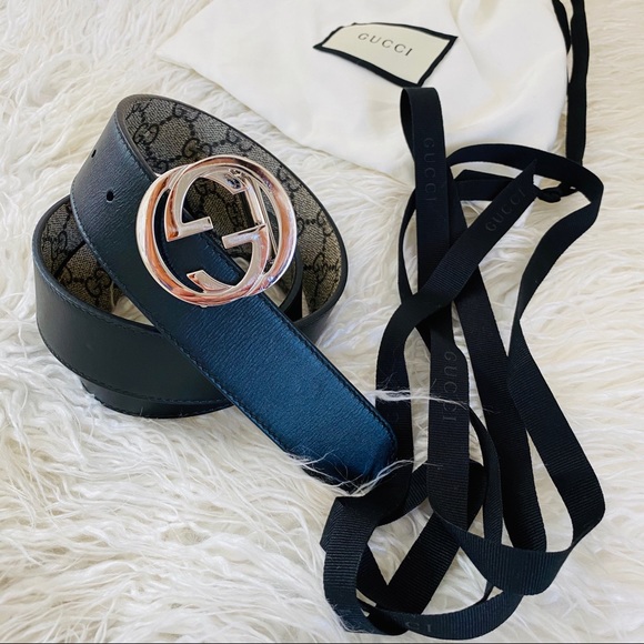 Gucci Reversible GG Supreme belt 90/36 - Picture 7 of 13